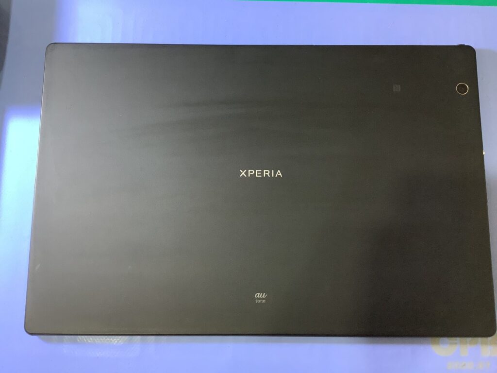 Xperia Z4 tablet 背面