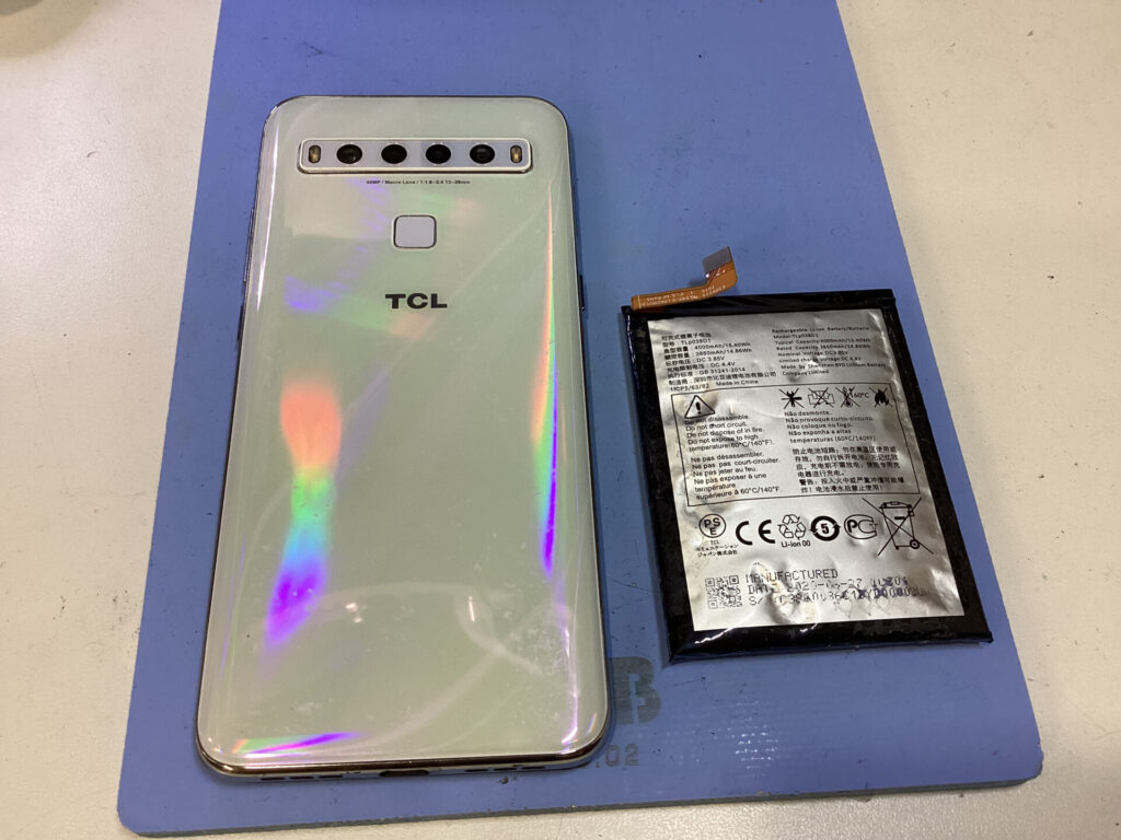 TCL10 Liteバッテリー交換修理後その2