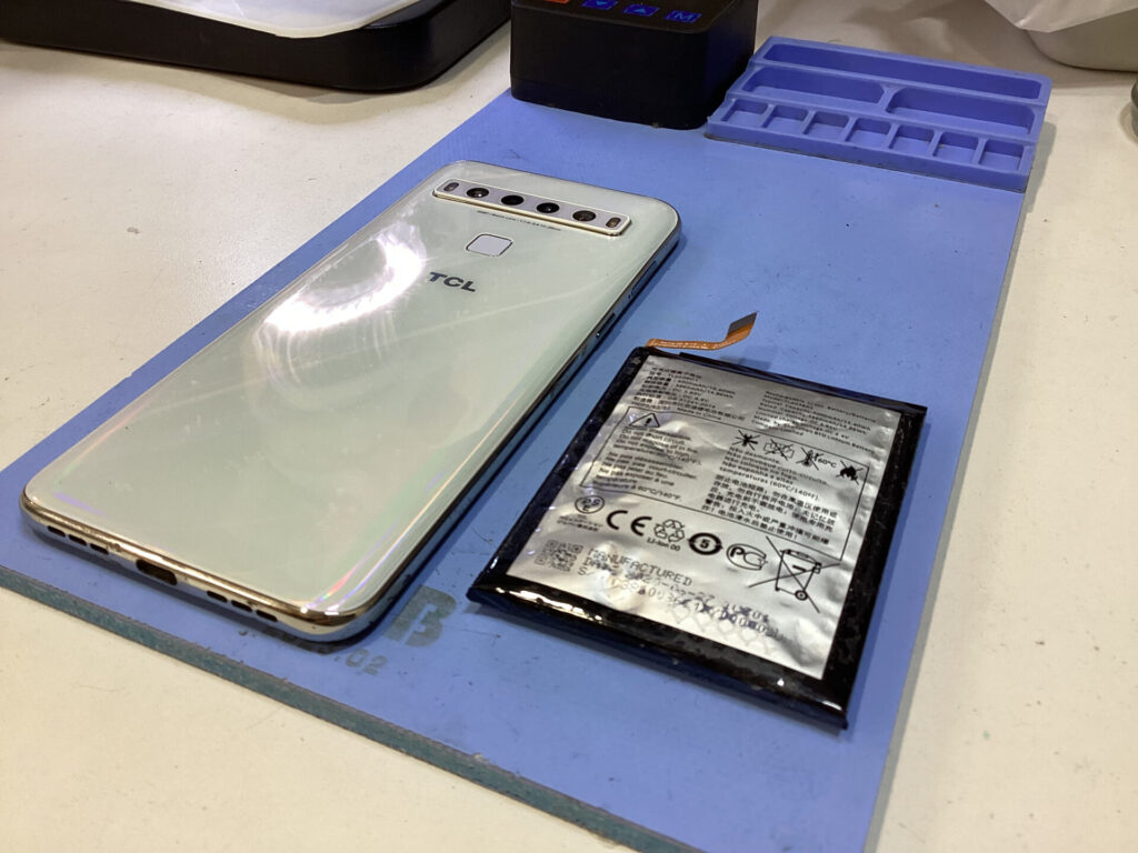 TCL10 Liteバッテリー交換修理後その1